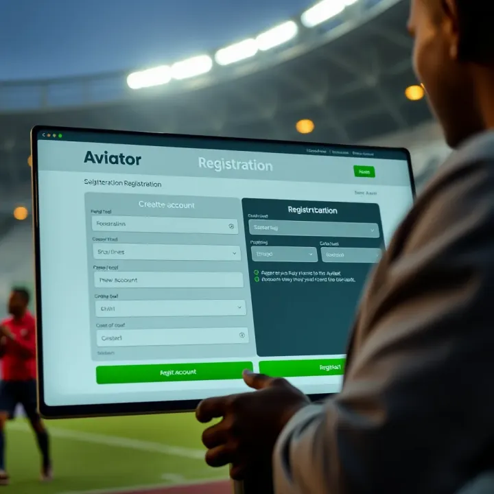 Registration form on SportyBet platform showing fields required for creating a new account