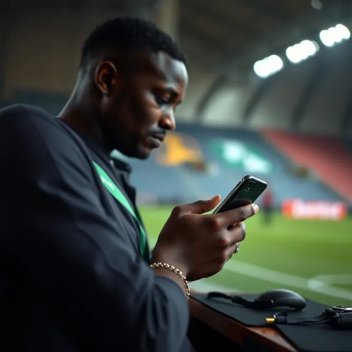 User registering a new SportyBet account on a smartphone in Nigeria