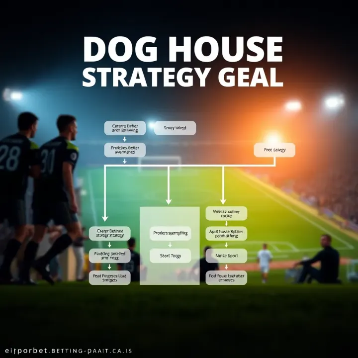 Diagram illustrating the Dog House betting strategy flow tailored for SportyBet platform