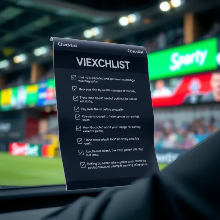 Checklist illustrating key points for evaluating betting tip quality and avoiding scams in online sports betting