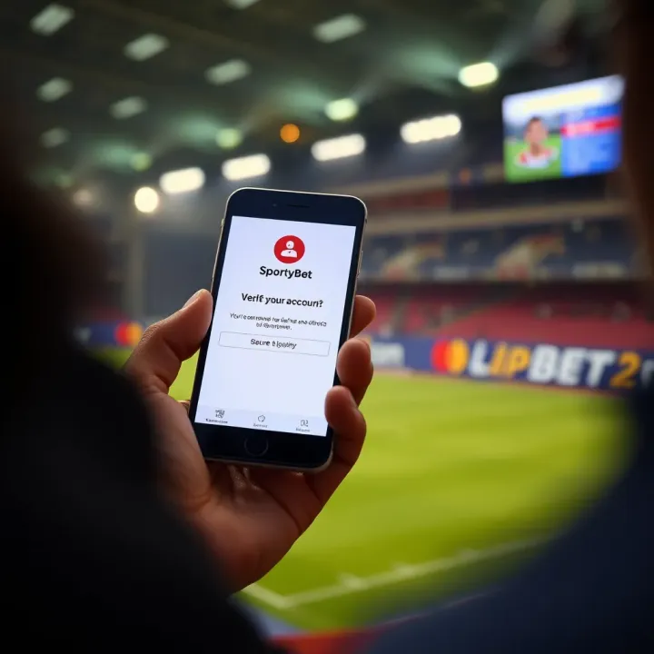 Verifying Your SportyBet Account for Secure Access Secure verification process with a smartphone displaying confirmation message