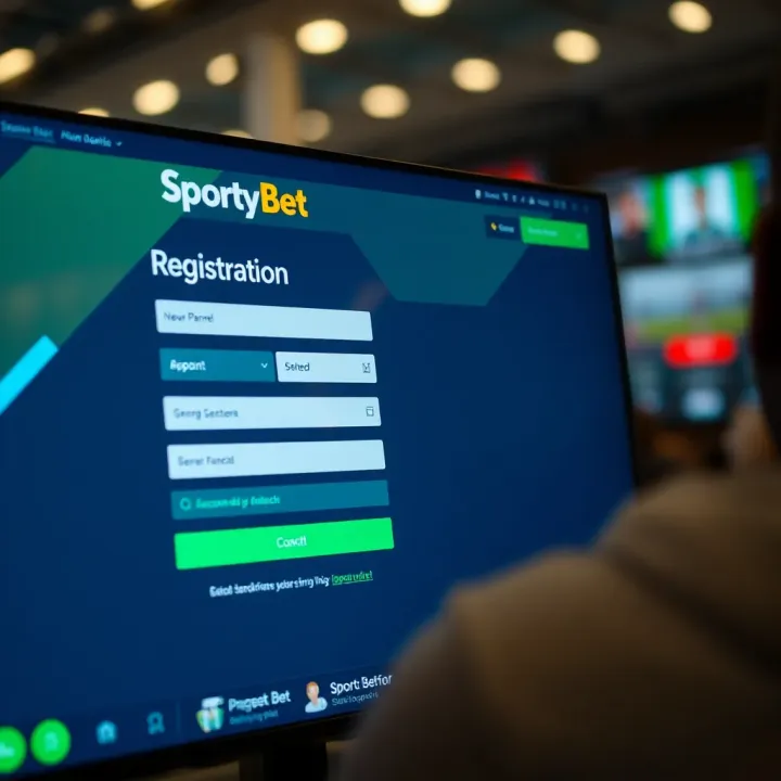 SportyBet Nigeria Account Registration Interface Screenshot of the SportyBet Nigeria account registration page with form fields visible