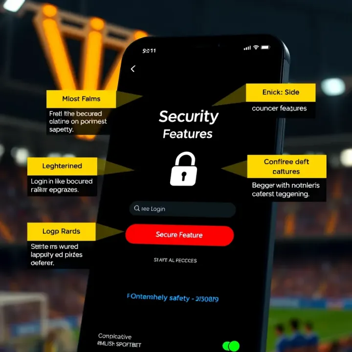 Secure login screen of Mlite Sportybet app showing enhanced safety features