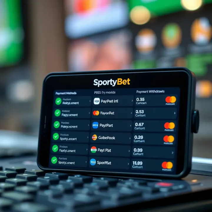 Digital wallet interface showing various payment options available for withdrawal