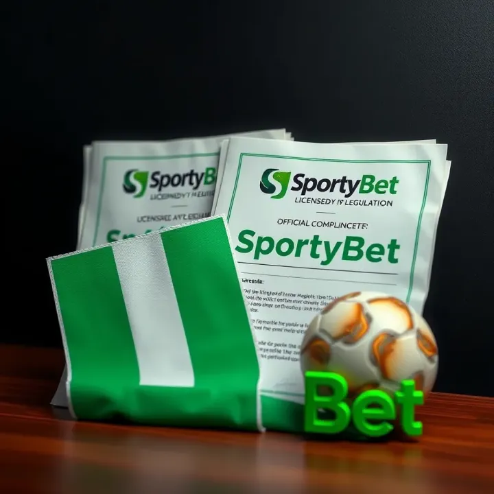 Official Nigerian regulatory documents and SportyBet logo representing compliance and legitimacy