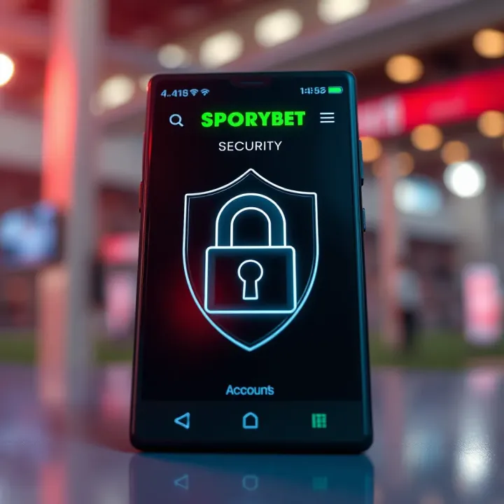 Account Security Features on SportyBet Mobile Platform Secure login shield icon representing account protection on SportyBet mobile platform