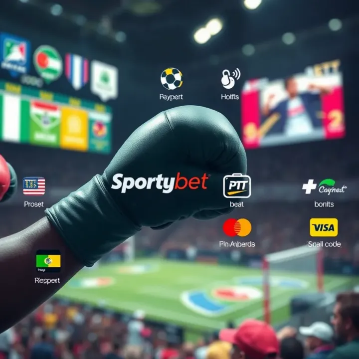 Popular Nigerian Payment Methods on SportyBet for Boxing Bets Various Nigerian payment methods icons accepted on SportyBet platform