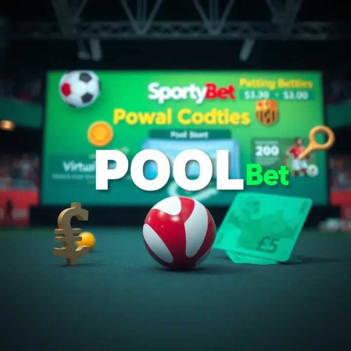 Benefits of Pool Betting with SportyBet in Nigeria Illustration of pool betting concept showing virtual bets and Nigerian currency icons