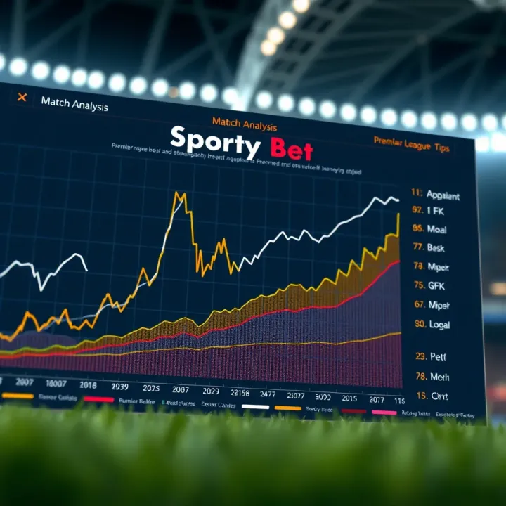 Graph showing analysis of Premier League match statistics for informed betting decisions