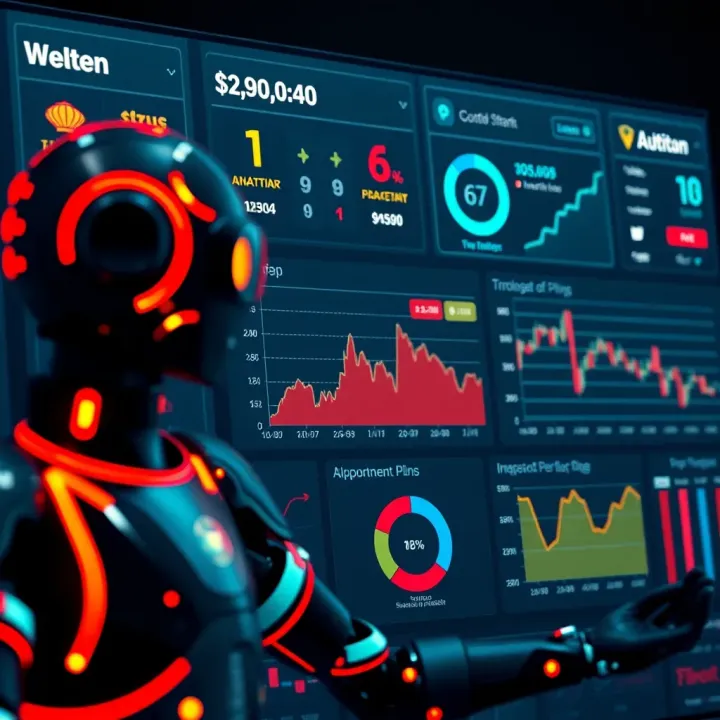 Graphical interface showing SportyBet Spaceman Bot dashboard with betting statistics and algorithm performance indicators