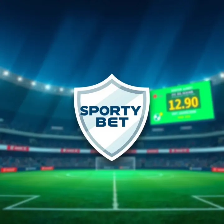 Secure online sports betting platform with a shield symbol