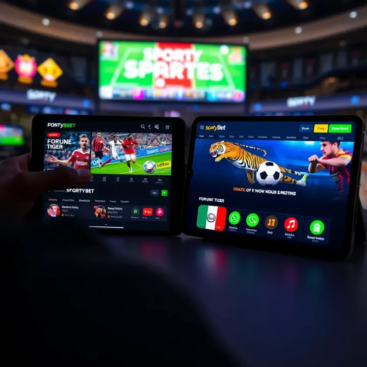 Comparison of SportyBet and Fortune Tiger online betting platforms on mobile devices
