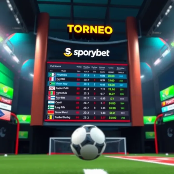 Illustration of sports betting leaderboard showing rankings and prize distribution on a digital platform